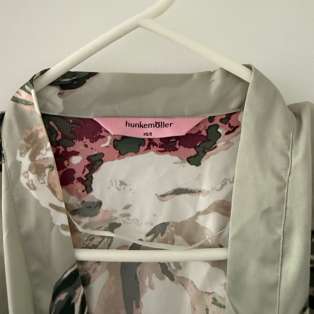 Floral Print Women's Robe - Picture 5 of 6